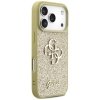 Etui Guess Fixed Glitter Big 4G do       iPhone 17 Pro złoty